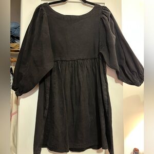 Free People Get Obsessed Babydoll Denim Dress